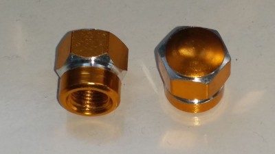 Ventilkappe Ring gold